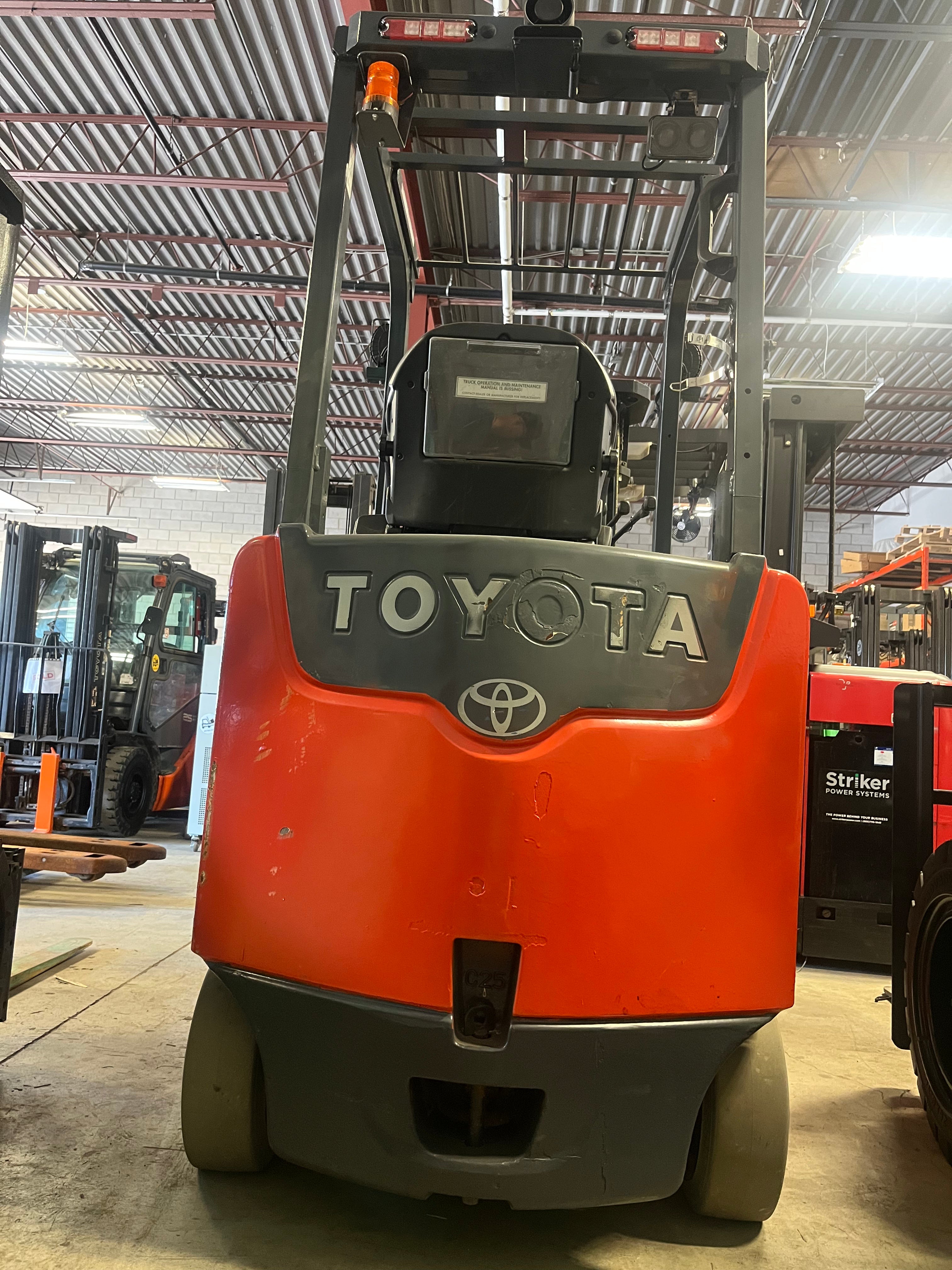 Toyota Electric Forklifts 2.5 Ton (NEW BATTERY*) (C076)