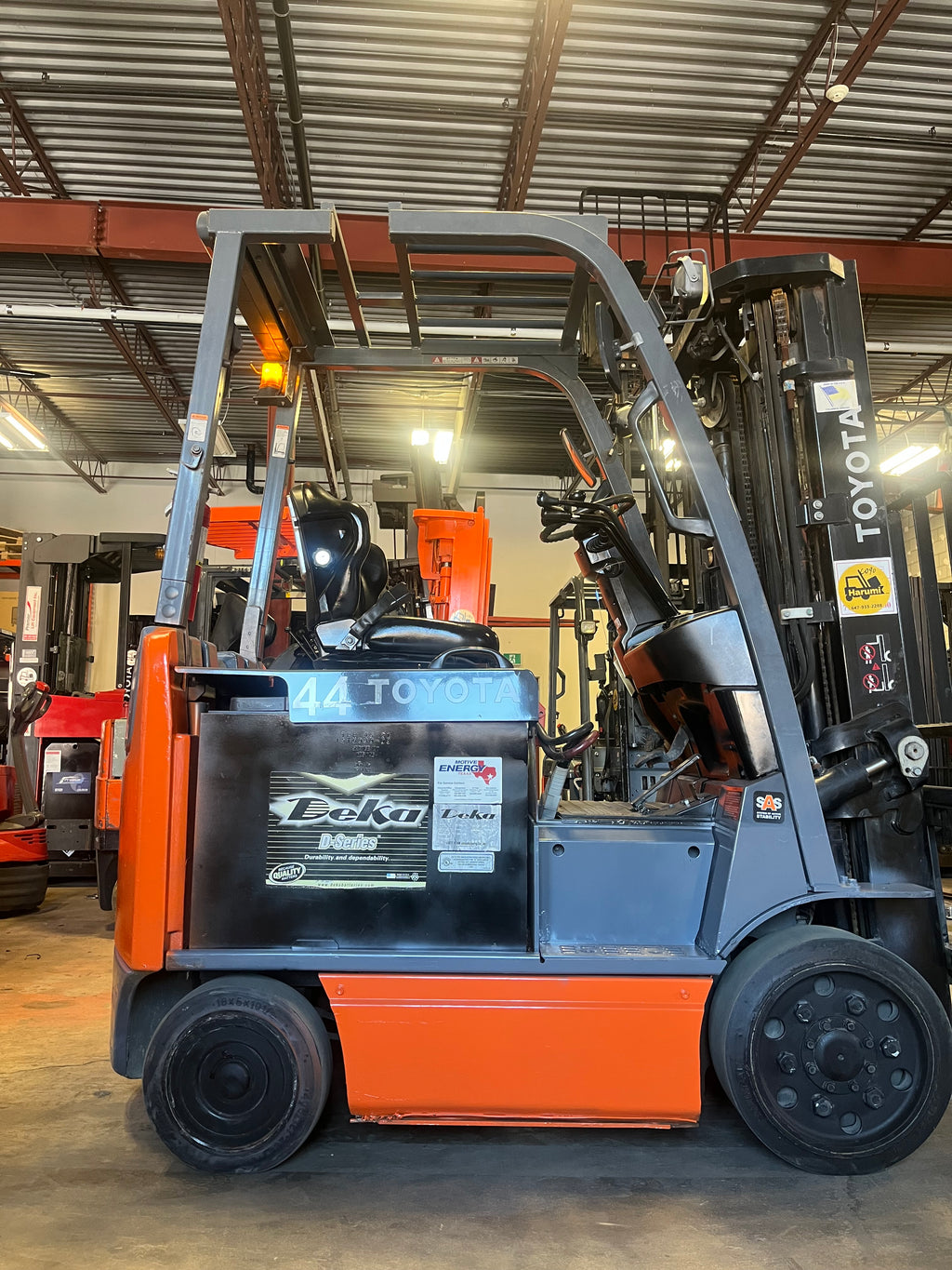 Toyota Electric Forklift (5000lbs) #90
