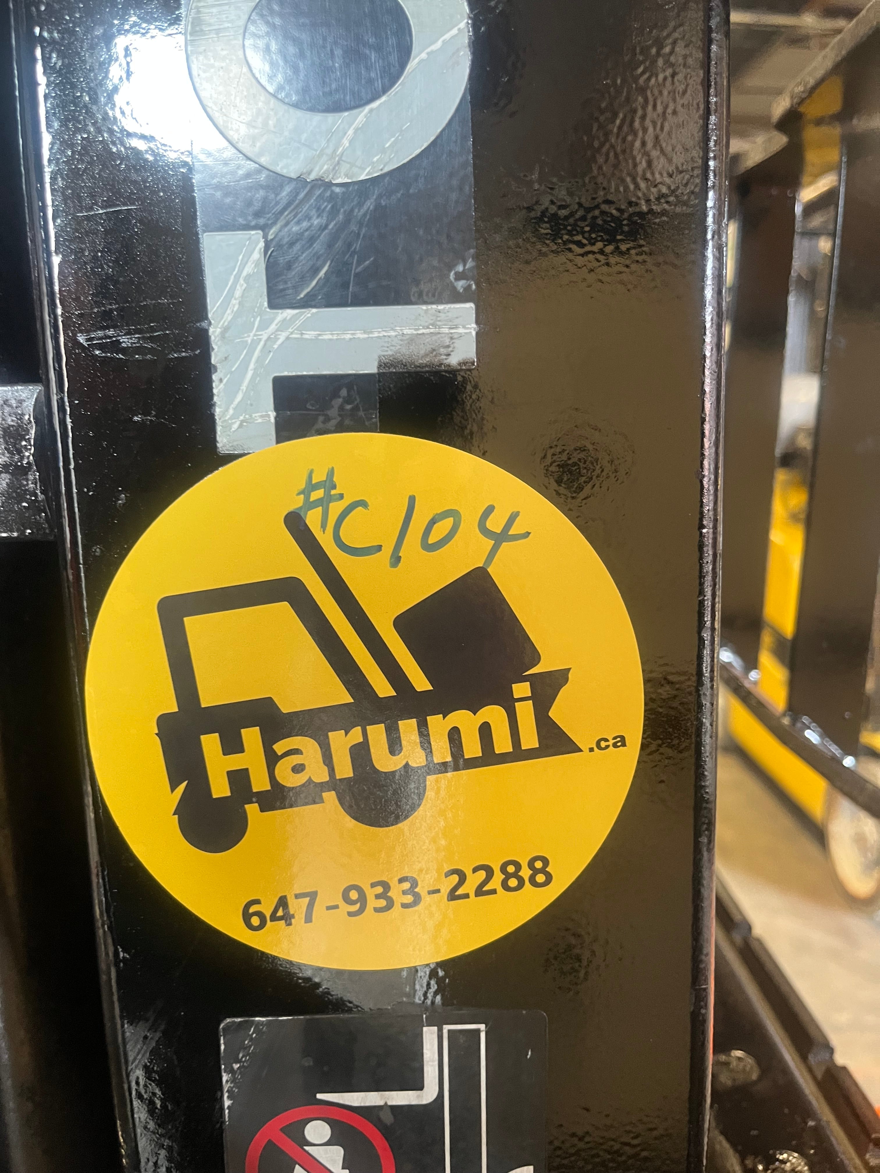 Toyota electric forklift (Three wheels#C104)