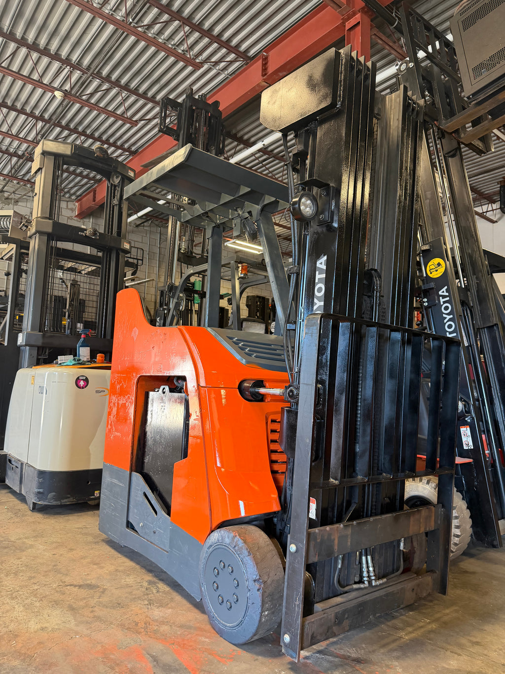 Toyota stand up forklift(C#...)