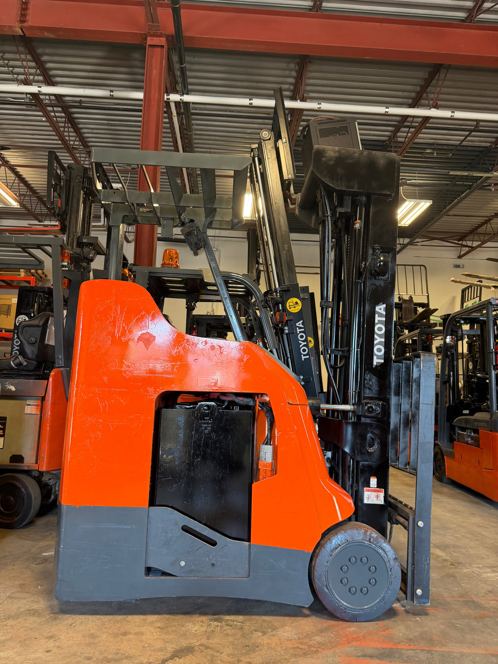Toyota stand up forklift(C#...)