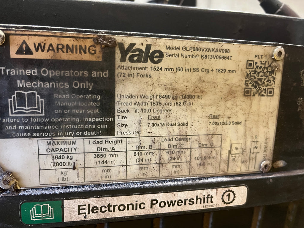 Yale Propane Forklift